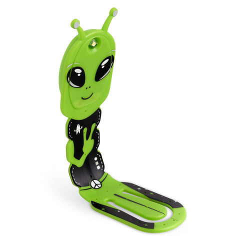 Thinking Gifts Company Ltd - Flexilight Aliens LED 2 in 1 Reading Book Light/Bookmark: Green