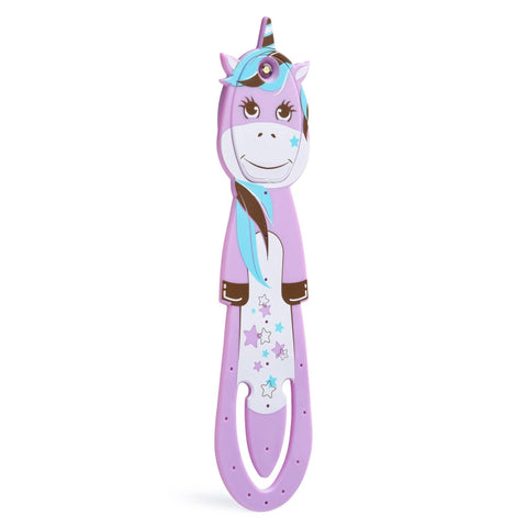 Thinking Gifts Company Ltd - Flexilight Unicorn LED 2 in 1 Reading Book Light/Bookmark: Blue