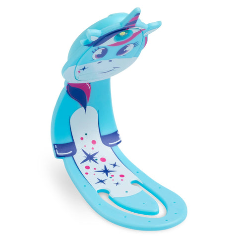 Thinking Gifts Company Ltd - Flexilight Unicorn LED 2 in 1 Reading Book Light/Bookmark: Blue