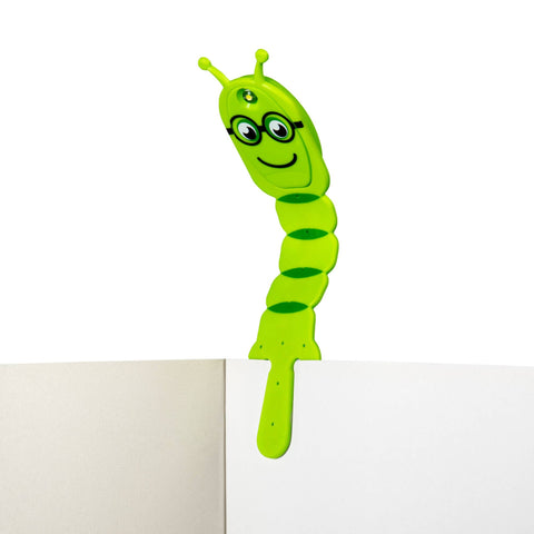 Thinking Gifts Company Ltd - Flexilight Bookworm LED 2 in 1 Reading Book Light/Bookmark: Green