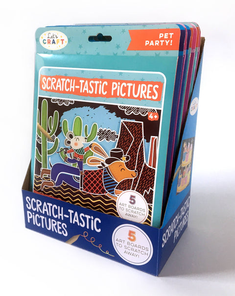 Scratch-Tastic Pictures | Bright Stripes