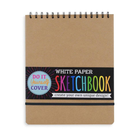 Large D.I.Y. Cover Sketchbook - White | OOLY