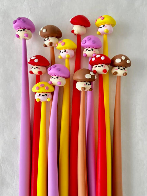 BCmini - MUSHROOM BUDDY WIGGLE GEL PEN