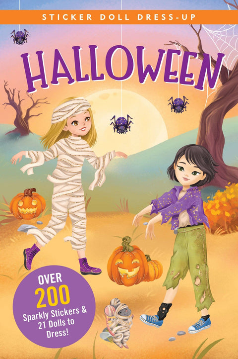 Peter Pauper Press - Halloween Sticker Doll Dress-Up Book