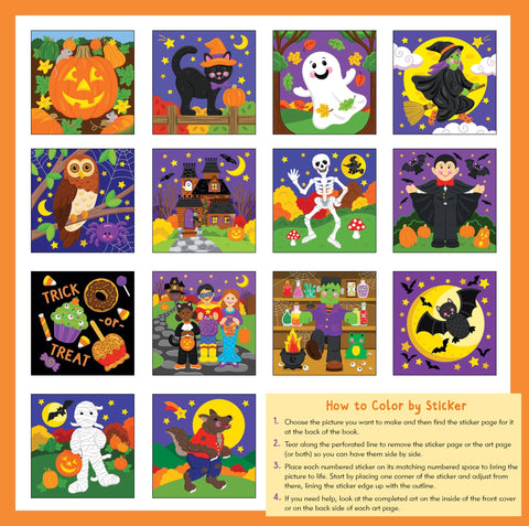 Peter Pauper Press - My First Color-By-Sticker Book - Halloween