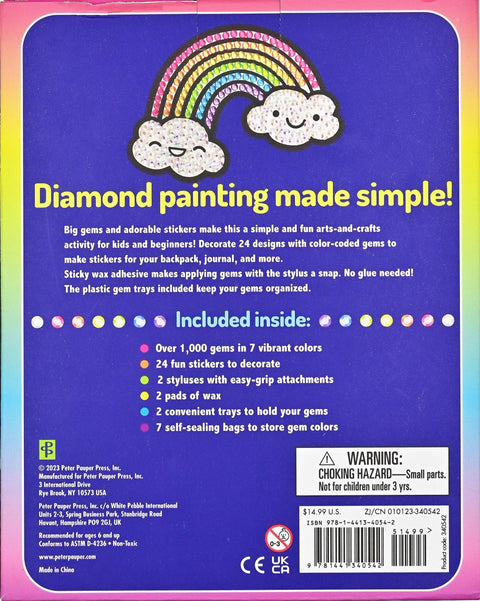 Peter Pauper Press - Big Gem Painting Sticker Kit