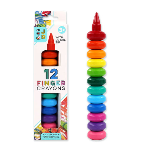 Bright Stripes - IHeartArt Jr 12 Finger Crayons