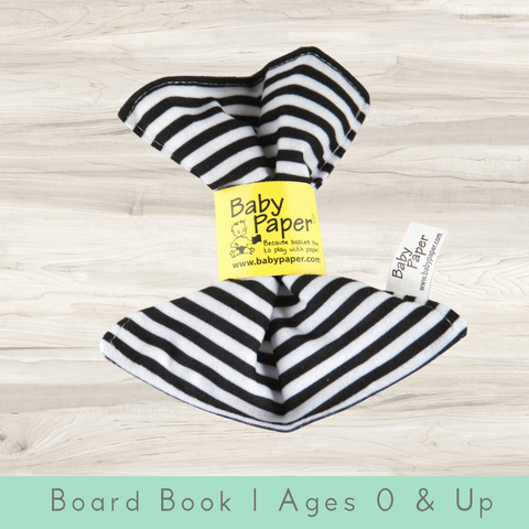 Baby Paper | Black & White Stripe