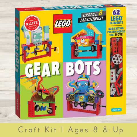 LEGO Gear Bots: Create 8 Machines | Klutz