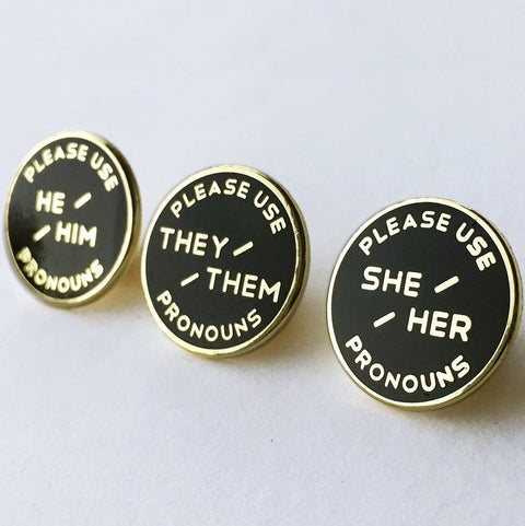 Pronoun Pins