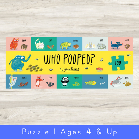 Who Pooped? A Jigsaw Puzzle | Claudia Boldt