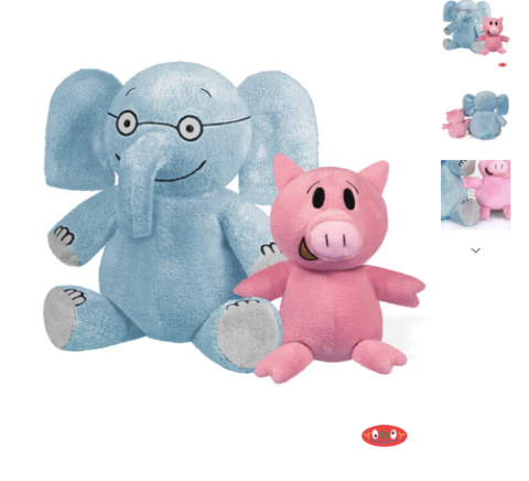 Yottoy | Elephant & Piggie Dolls