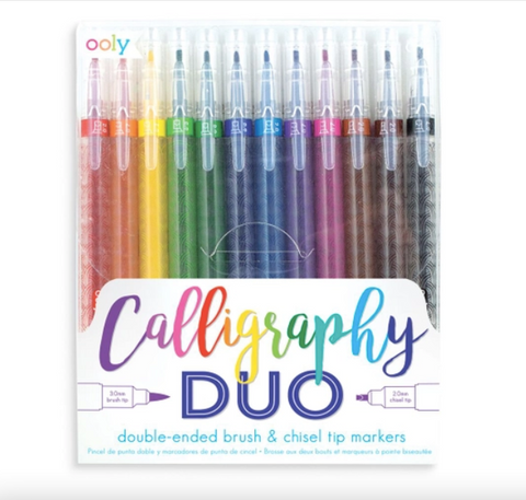 Calligraphy Duo Double Ended Markers | OOLY