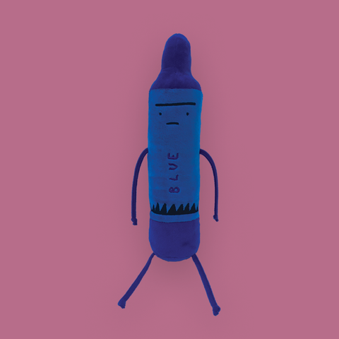 The Day the Crayons Quit Blue Crayon Doll | MerryMakers, Inc.