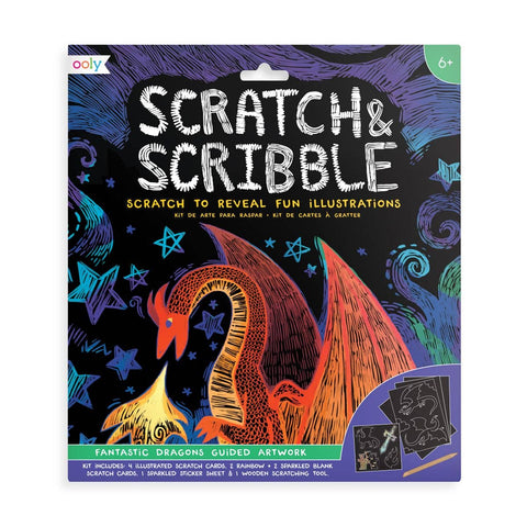 Fantastic Dragons Scratch & Scribble | OOLY