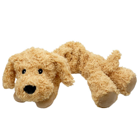 Weighted Golden Dog Plush Animal | Warmies Wrap