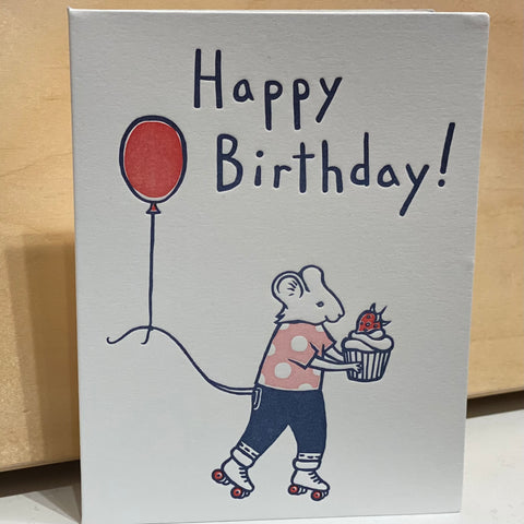 Happy Birthday Letterpress Card | Anna Alter