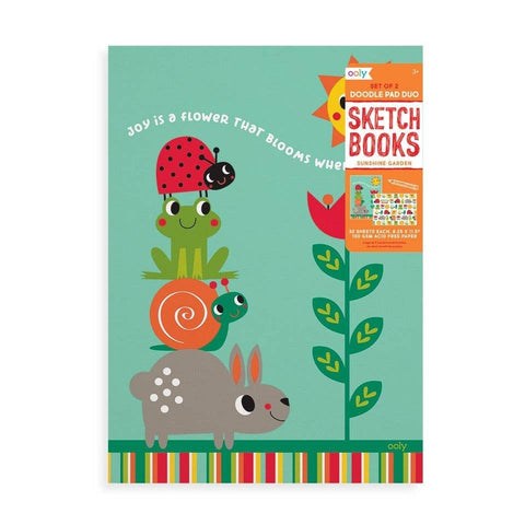 Sunshine Garden Sketchbooks (Set of 2) | OOLY