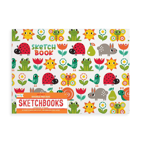 Sunshine Garden Sketchbooks (Set of 2) | OOLY