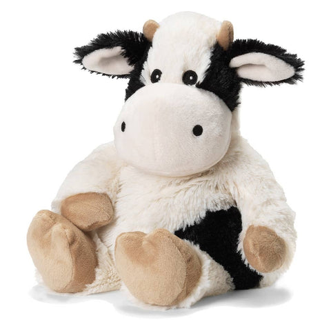 Warmies | Weighted Black and White Cow Plush Animal